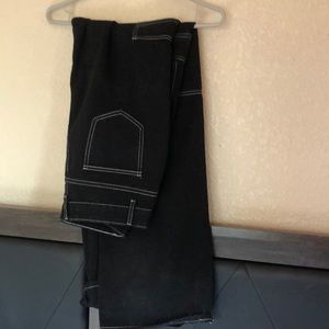 Loose black pants